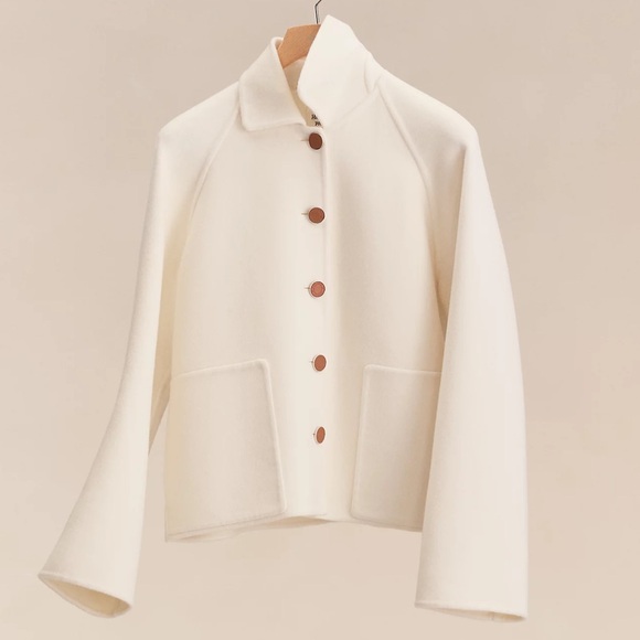 Wool Cashmere Blend Jacket - Picture 1 of 8